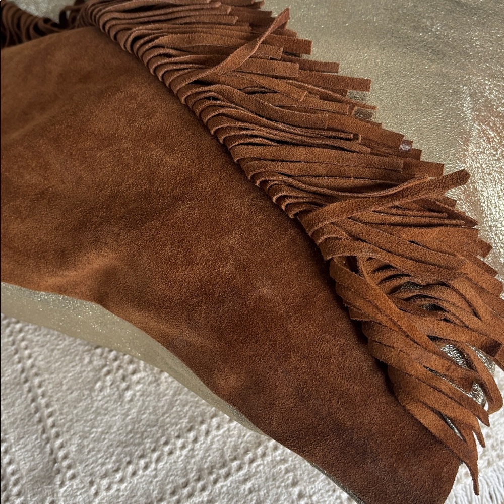 Borse In Pelle Western Fringe Leather Bohemian Shoulder Bag - Picture 7 of 15